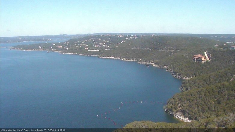 Lake Travis webcam, May 6, 2017 11:05 AM CT