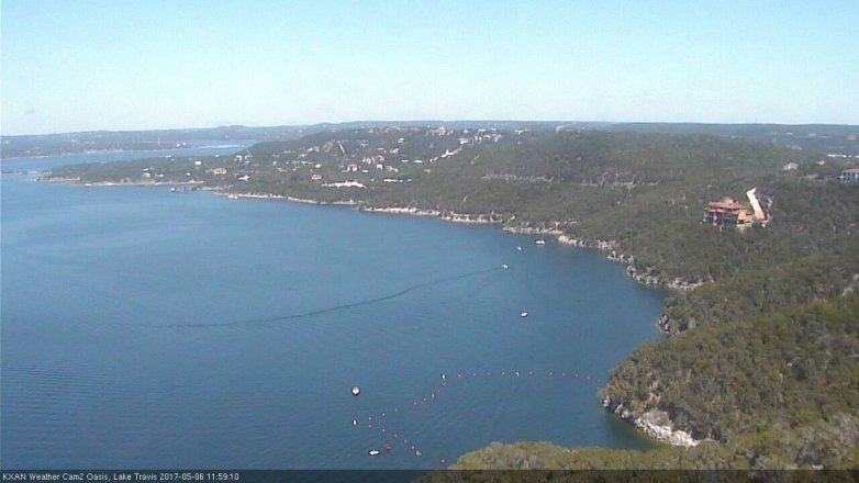 Lake Travis webcam, May 6, 2017 11:15 AM CT