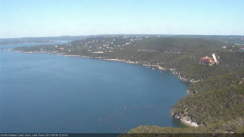 Lake Travis webcam, May 6, 2017 12:00 PM CT