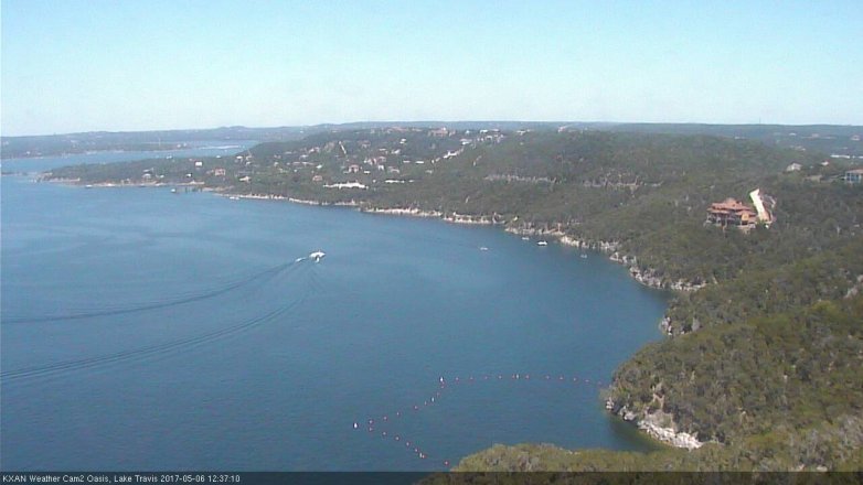 Lake Travis webcam, May 6, 2017 12:05 PM CT