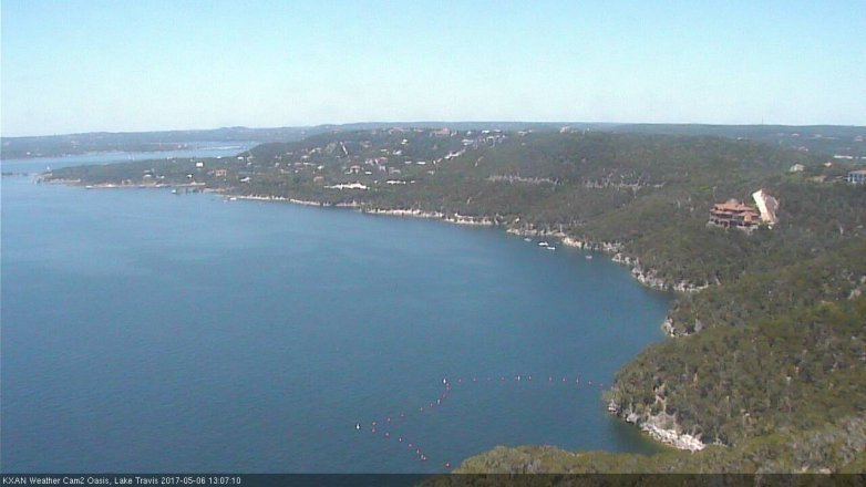Lake Travis webcam, May 6, 2017 12:25 PM CT