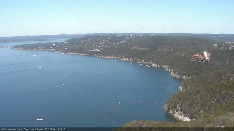 Lake Travis webcam, May 6, 2017 12:45 PM CT