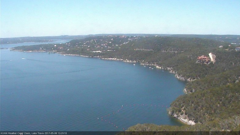 Lake Travis webcam, May 6, 2017 12:50 PM CT