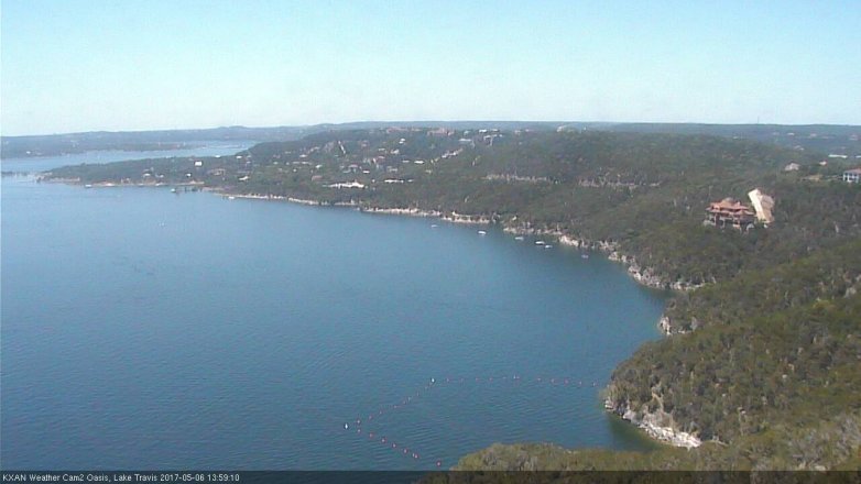 Lake Travis webcam, May 6, 2017 1:25 PM CT