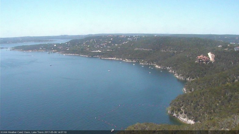 Lake Travis webcam, May 6, 2017 1:35 PM CT