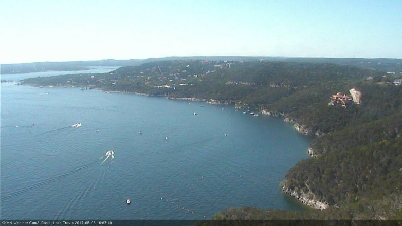 Lake Travis webcam, May 6, 2017 3:15 PM CT