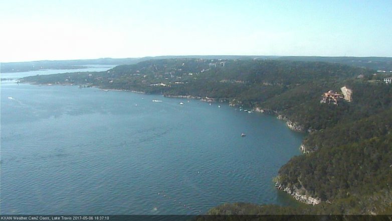 Lake Travis webcam, May 6, 2017 4:10 PM CT