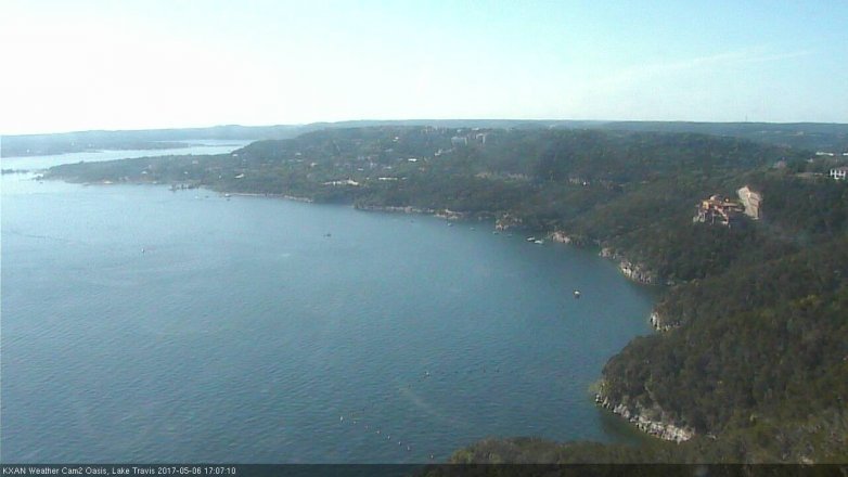 Lake Travis webcam, May 6, 2017 4:15 PM CT