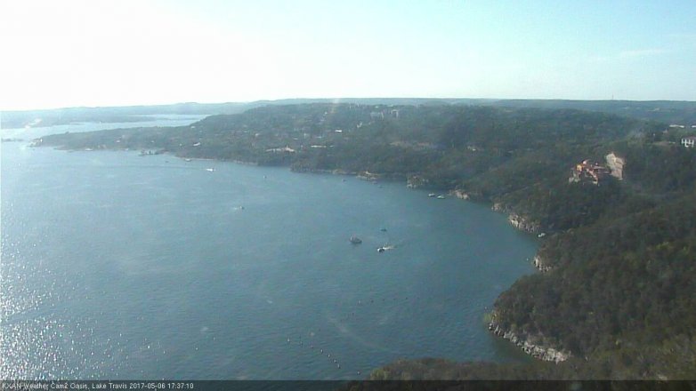 Lake Travis webcam, May 6, 2017 4:55 PM CT
