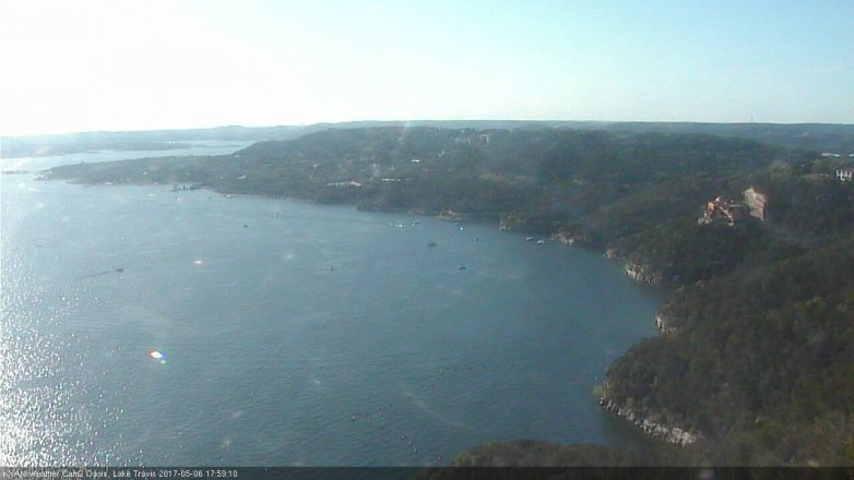 Lake Travis webcam, May 6, 2017 5:05 PM CT