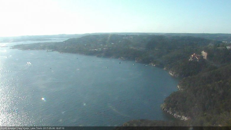 Lake Travis webcam, May 6, 2017 5:25 PM CT