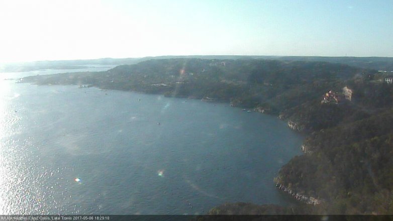 Lake Travis webcam, May 6, 2017 5:40 PM CT