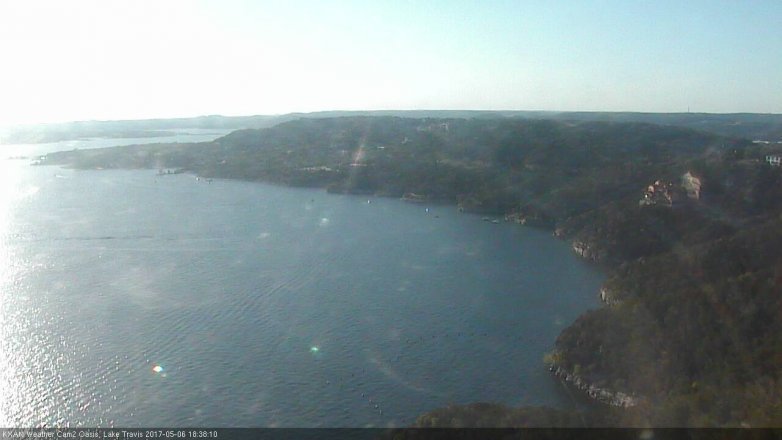 Lake Travis webcam, May 6, 2017 5:50 PM CT