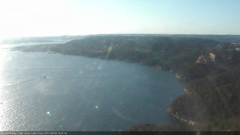 Lake Travis webcam, May 6, 2017 6:10 PM CT