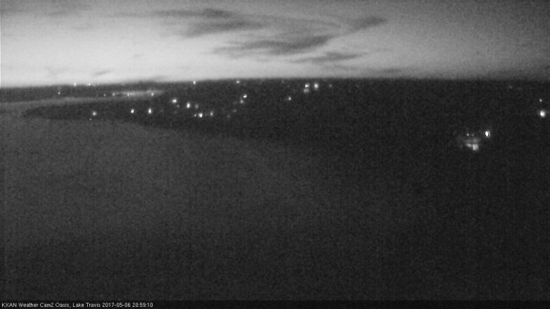 Lake Travis webcam, May 6, 2017 8:10 PM CT