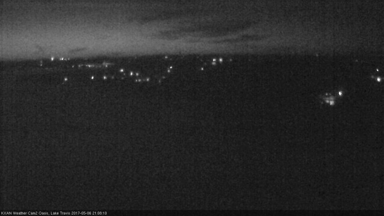 Lake Travis webcam, May 6, 2017 8:15 PM CT