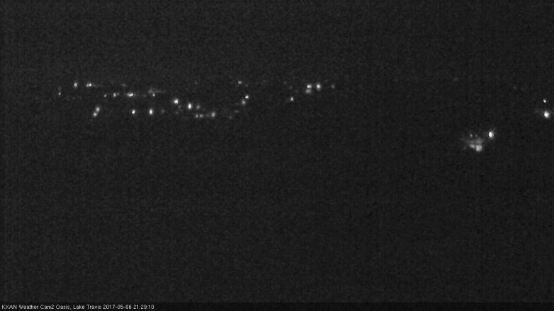 Lake Travis webcam, May 6, 2017 8:45 PM CT