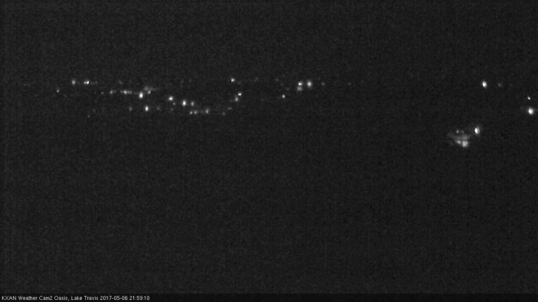 Lake Travis webcam, May 6, 2017 9:10 PM CT