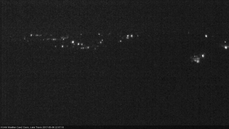 Lake Travis webcam, May 6, 2017 9:15 PM CT