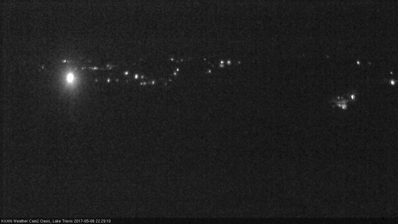 Lake Travis webcam, May 6, 2017 9:50 PM CT