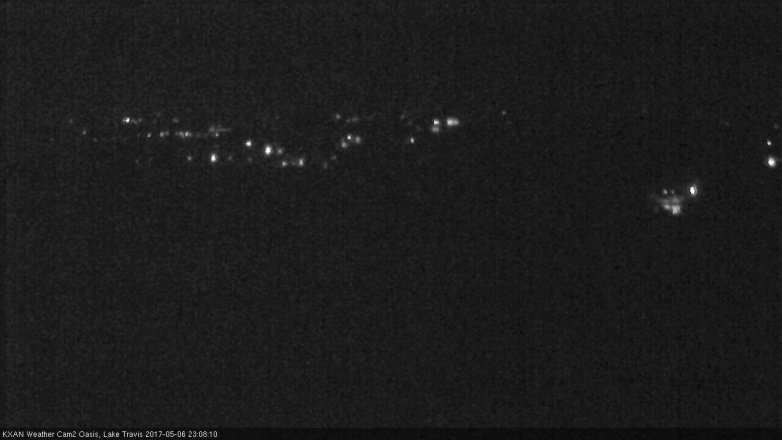 Lake Travis webcam, May 6, 2017 10:30 PM CT