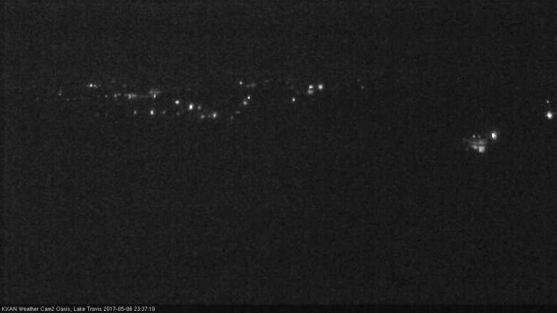 Lake Travis webcam, May 6, 2017 11:10 PM CT