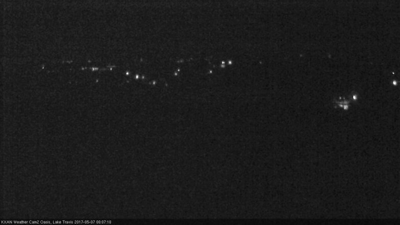 Lake Travis webcam, May 6, 2017 11:35 PM CT