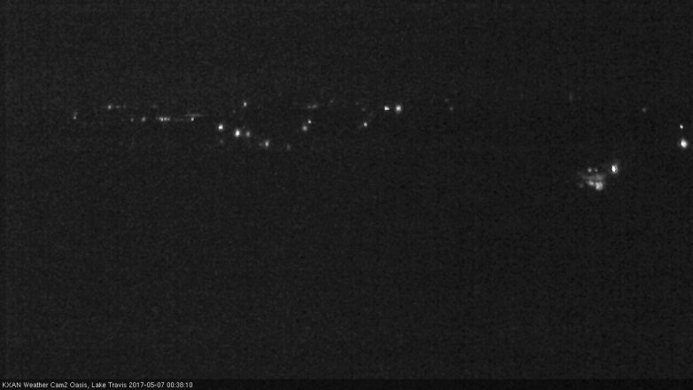 Lake Travis webcam, May 6, 2017 11:50 PM CT