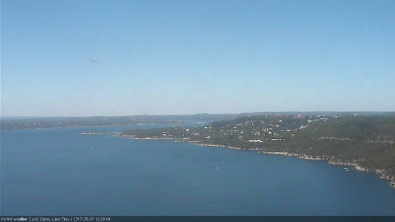 Lake Travis webcam, May 7, 2017 11:40 AM CT