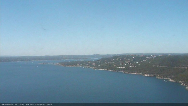 Lake Travis webcam, May 7, 2017 12:20 PM CT