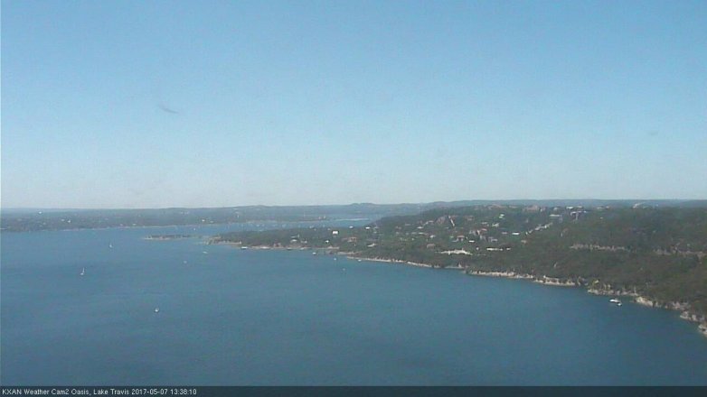 Lake Travis webcam, May 7, 2017 12:55 PM CT