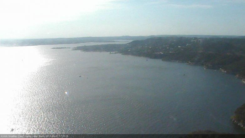 Lake Travis webcam, May 7, 2017 5:05 PM CT