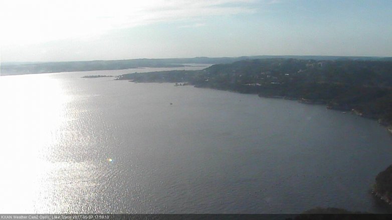 Lake Travis webcam, May 7, 2017 5:30 PM CT