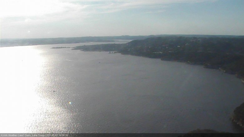 Lake Travis webcam, May 7, 2017 5:35 PM CT