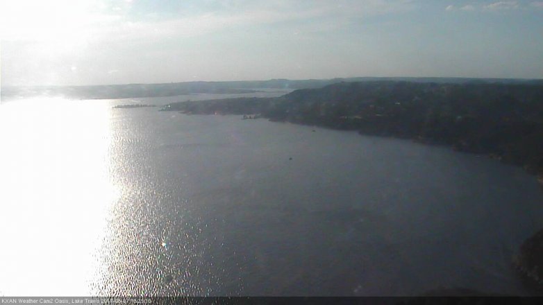 Lake Travis webcam, May 7, 2017 5:55 PM CT