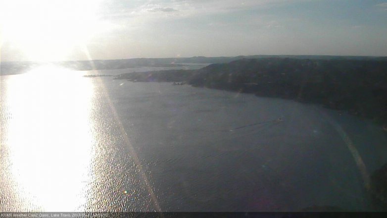 Lake Travis webcam, May 7, 2017 6:10 PM CT