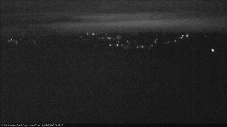 Lake Travis webcam, May 7, 2017 8:35 PM CT