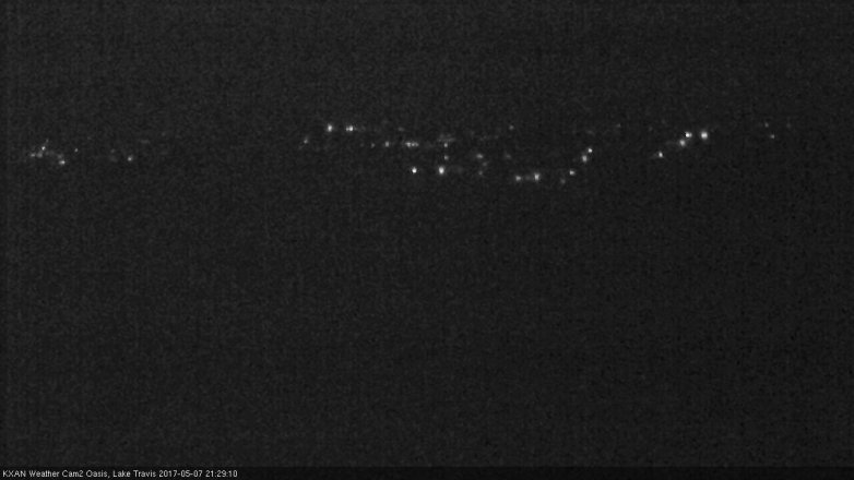 Lake Travis webcam, May 7, 2017 8:40 PM CT