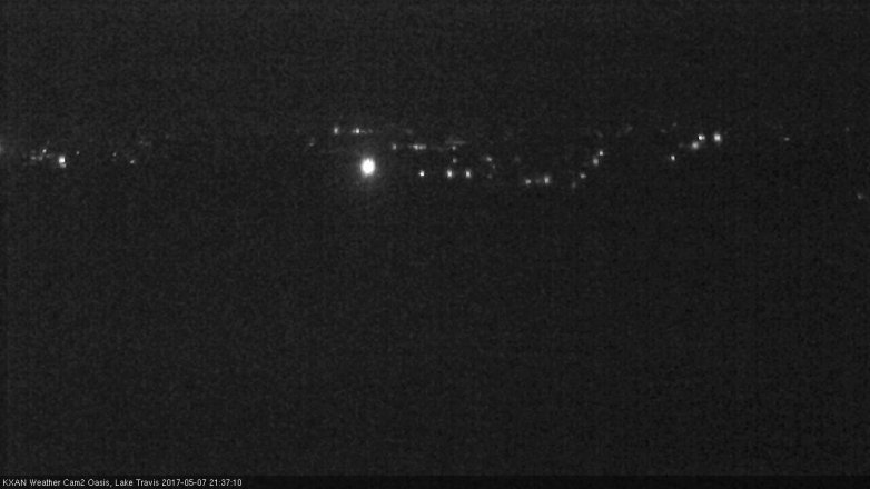 Lake Travis webcam, May 7, 2017 8:50 PM CT