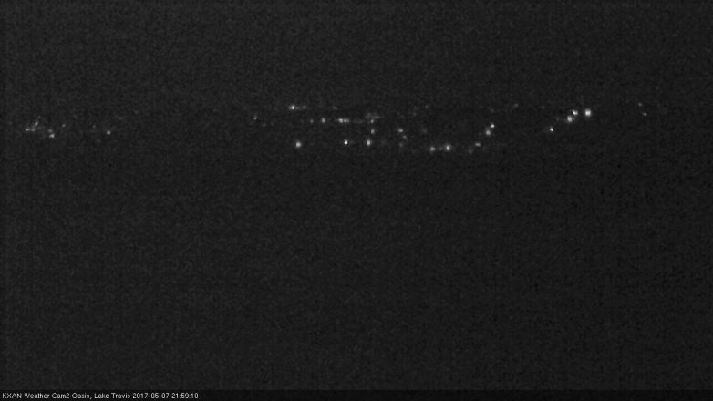 Lake Travis webcam, May 7, 2017 9:05 PM CT