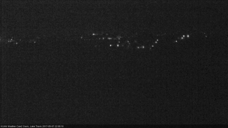 Lake Travis webcam, May 7, 2017 9:25 PM CT