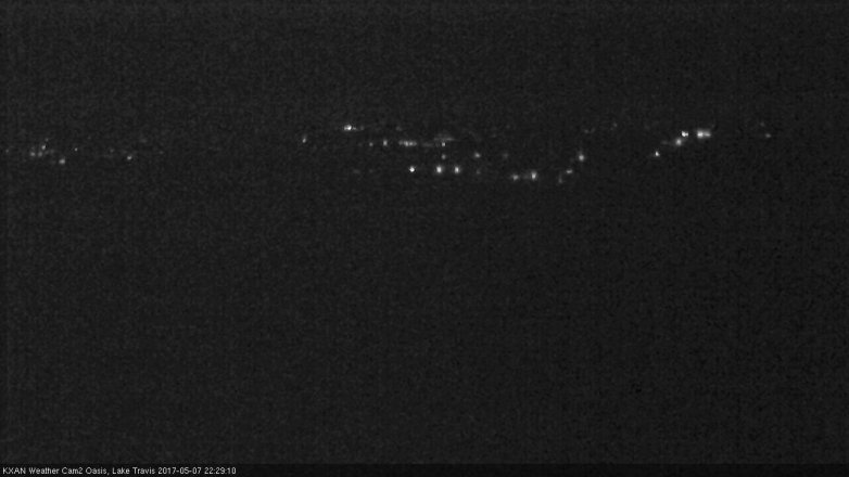 Lake Travis webcam, May 7, 2017 9:35 PM CT