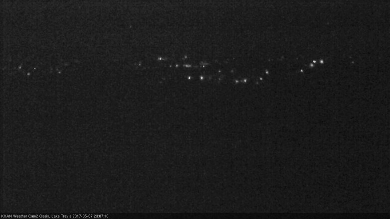 Lake Travis webcam, May 7, 2017 10:35 PM CT