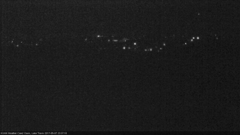 Lake Travis webcam, May 7, 2017 11:10 PM CT