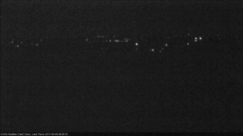 Lake Travis webcam, May 7, 2017 11:35 PM CT