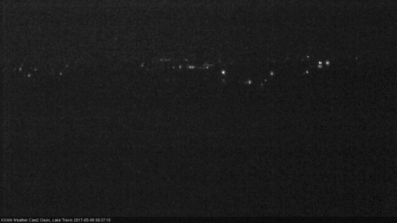 Lake Travis webcam, May 7, 2017 11:45 PM CT