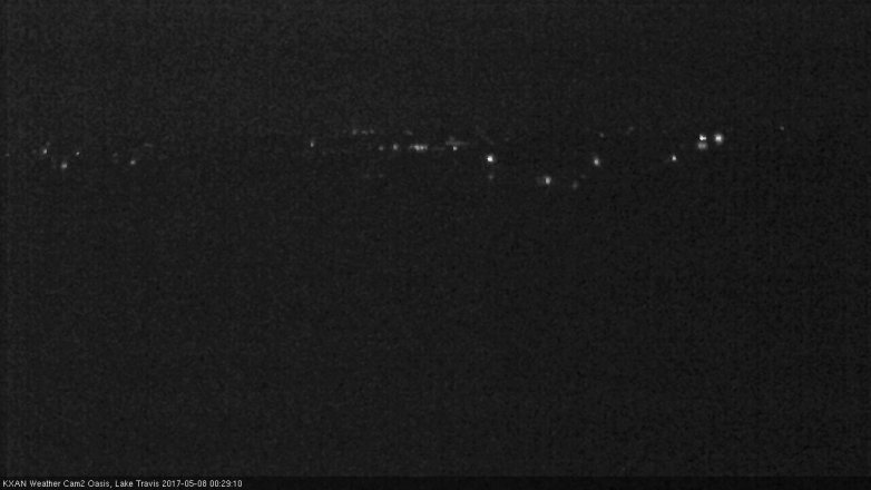 Lake Travis webcam, May 7, 2017 11:50 PM CT