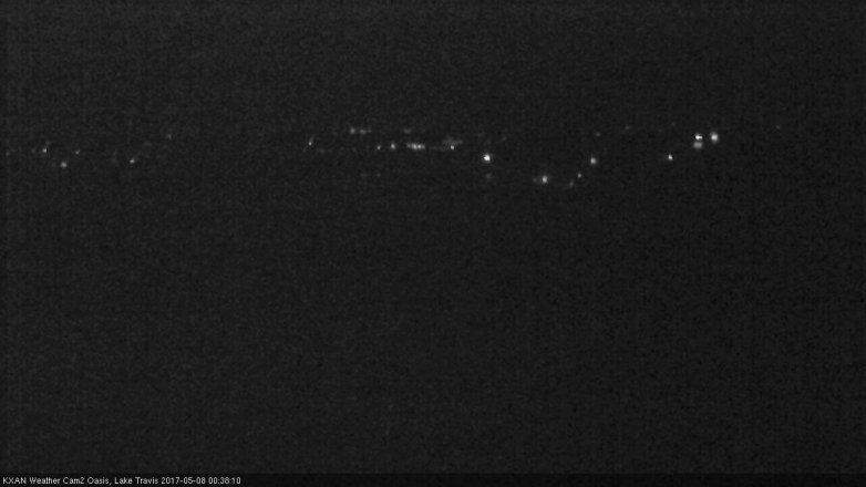 Lake Travis webcam, May 7, 2017 12:00 AM CT