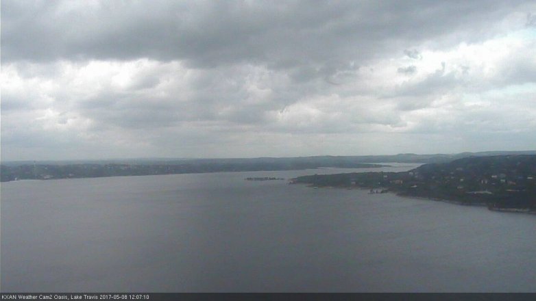 Lake Travis webcam, May 8, 2017 11:15 AM CT