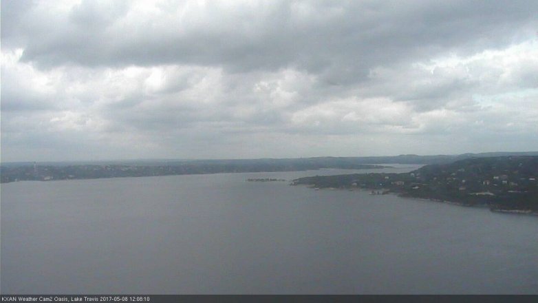 Lake Travis webcam, May 8, 2017 11:35 AM CT